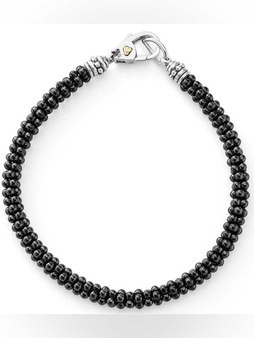 LAGOS BLACK CAVIAR Black Ceramic Caviar Beaded Bracelet